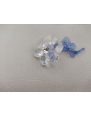 Bomboniera fiori farfalle in cristallo ultimi pezzi